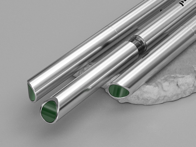 雙頭兩用眉筆空管包材注塑加工