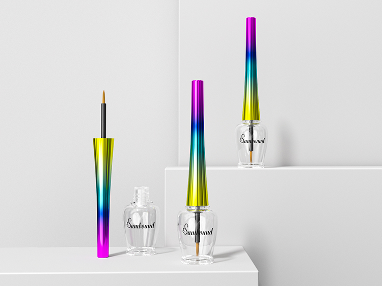 漸變色眼線增長液空瓶注塑加工