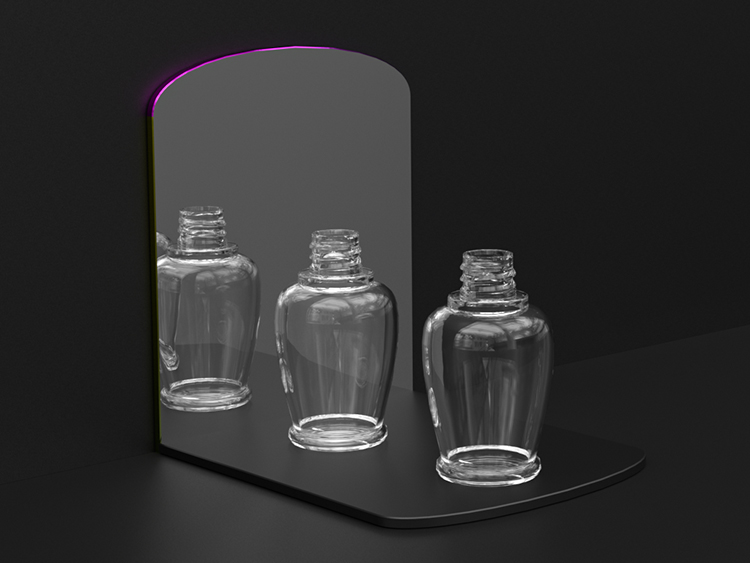 漸變色眼線增長液空瓶注塑加工