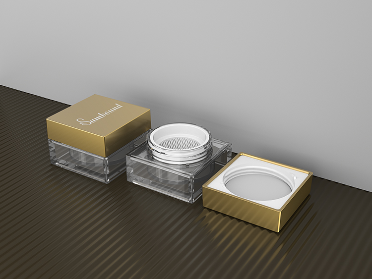 塑料蜜粉分裝盒散粉盒包材注塑加工