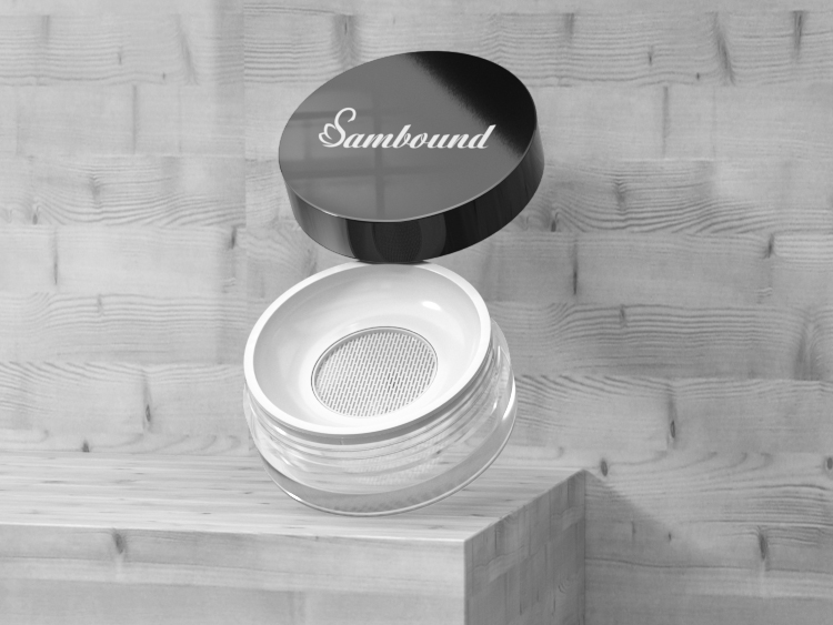 高透明帶濾網散粉分裝盒注塑件