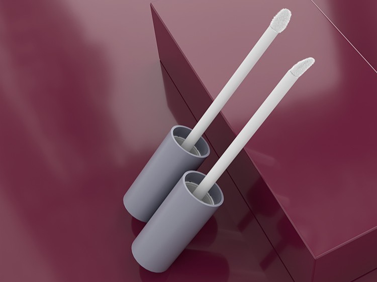 定制透明圓形空唇彩管