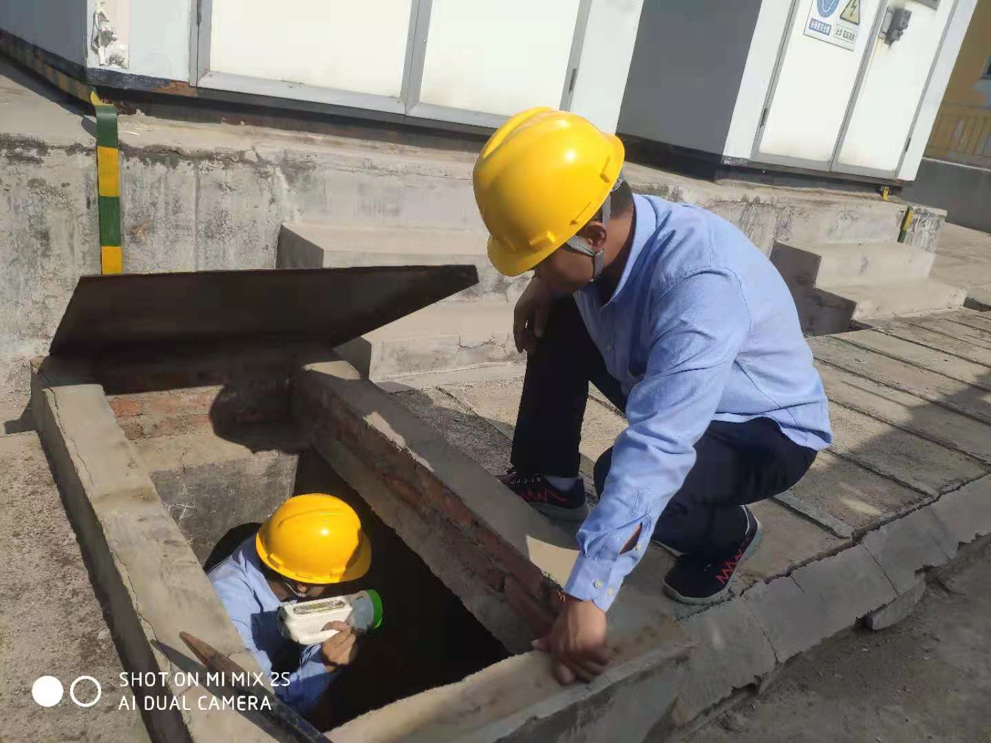 【水發(fā)能源】繃緊防汛弦，筑牢安全堤——中穆電站開展防汛專項檢查1.jpg